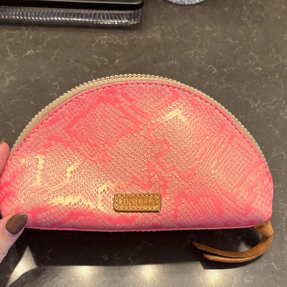Consuela Pink Cosmetic Case